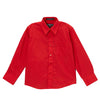 Premium Solid Cotton Blend Red Dress Shirt