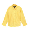 Premium Solid Cotton Blend Yellow Dress Shirt