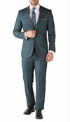 Ferrecci Hart 3 Piece Slim Fit Teal Suit
