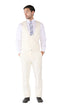 Hart 3pc Slim Fit Winter White Suit