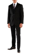 Black Slim Fit Suit- 3PC - JAX