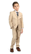 Ferrecci Boys JAX JR 5pc Suit Set Tan