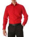 Leo Red Mens Slim Fit Cotton Shirt