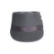 Modern Conductor Train Engineer Hat Charcoal