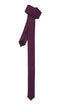 Super Skinny Dark Purple Shiny Slim Tie